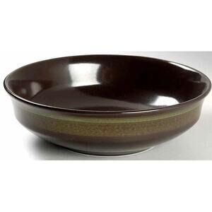 Franciscan Madeira Dark Olive Green Brown Vintage Large SERVING BOWL 9.5” MCM